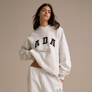 Adanola ADA Oversized Hoodie - Light Grey Melange (XL)